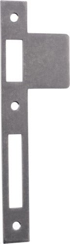 Extended Striker Plates - Entry Point - Iver - Distressed Nickel - External Locks