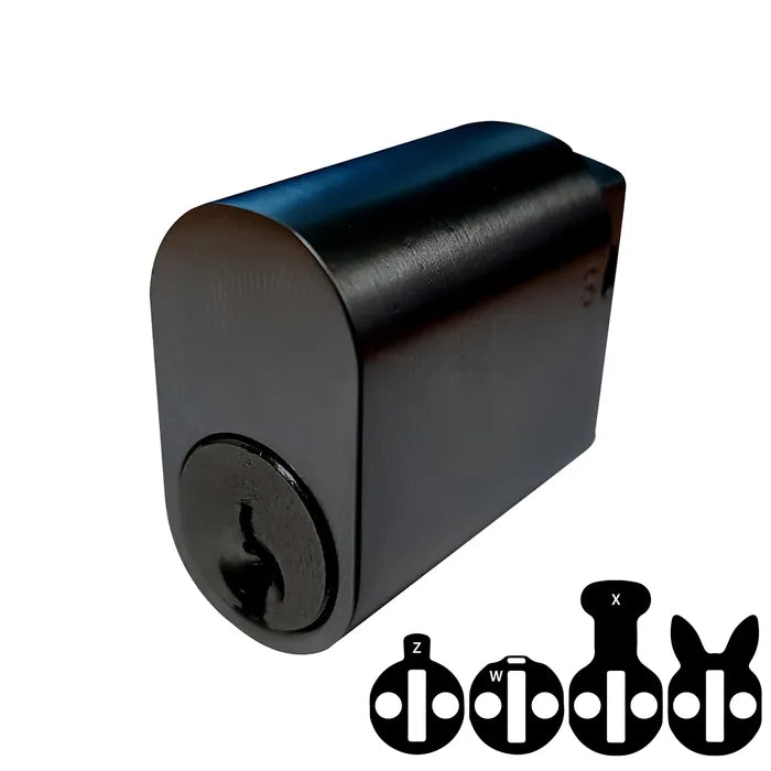 LOCKTON LOCK CYLINDER (570) OVAL (KA) *Matte Black*