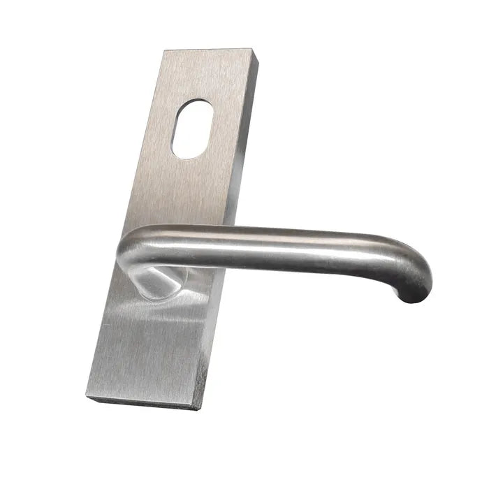 LOCKTON 'Square End' - EXT PLATE - CYL HOLE & LEVER