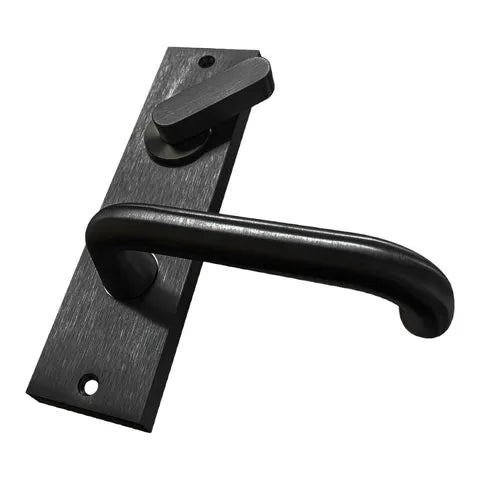 LOCKTON 'Square End' - INT PLATE - DA TURN SNIB & LEVER - *Matte BLACK*