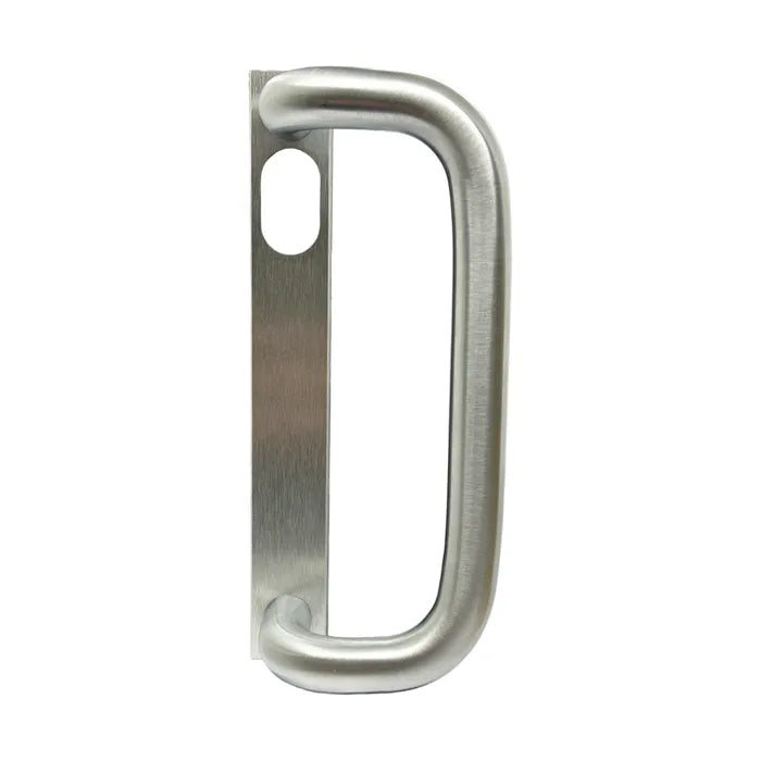 LOCKTON Narrow Stile - Sq. End - EXT PLATE - OFFSET D HANDLE & CYL HOLE *Kit*