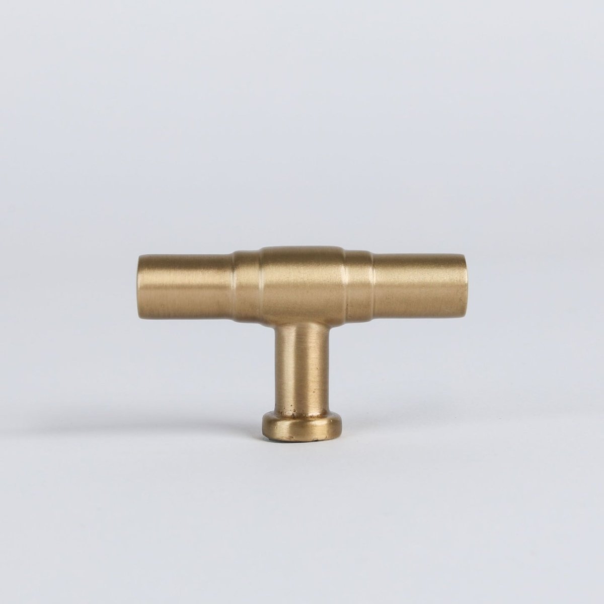 Georgia T - Bar - Burnished Brass By Hepburn - Entry - Point - GTBBB - Hepburn Hardware