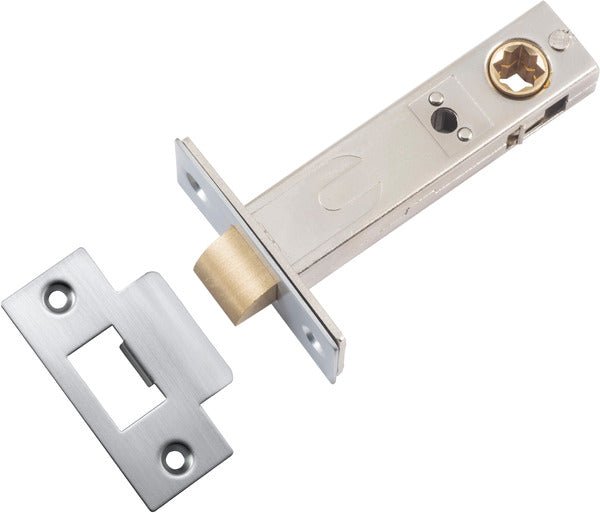 Hard Sprung Split Cam Tube Latch By Iver - Entry Point - Iver - Brushed Chrome - Tube Latches & Bolts