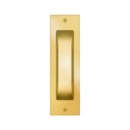 Rectangular Flush Pull Satin Brass By Gainsborough