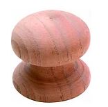 Wooden Mushroom Cupboard Knob by Tradco