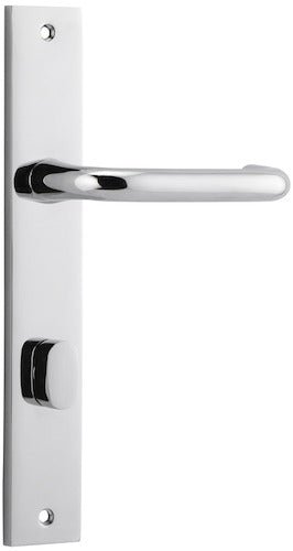 Oslo Rectangular DDA Compliant - Entry Point - Iver - Polished Chrome - Door Levers