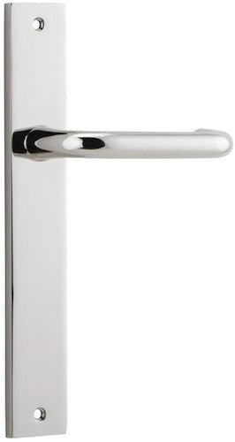 Oslo Rectangular DDA Compliant - Entry Point - Iver - Polished Nickel - Door Levers