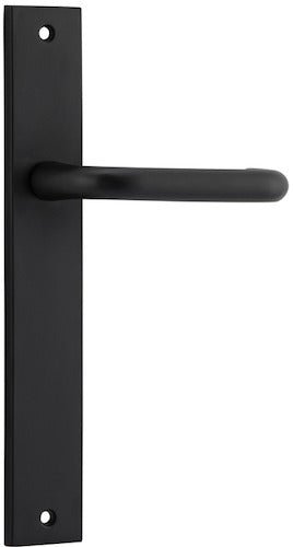 Oslo Rectangular DDA Compliant - Entry Point - Iver - Matt Black - Door Levers