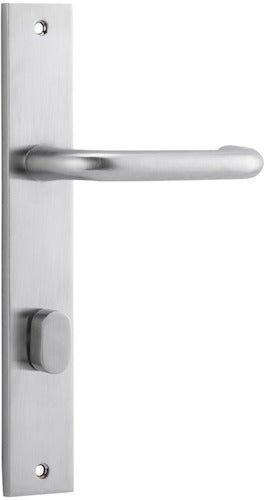 Oslo Rectangular DDA Compliant - Entry Point - Iver - Distressed Nickel - Door Levers