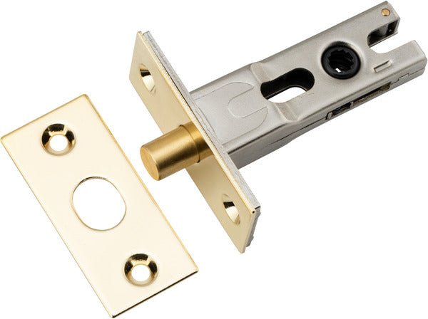 Round Privacy Bolt - Entry Point - Iver - Polished Brass - Tube Latches & Bolts