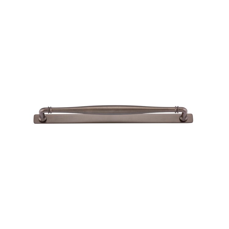 Sarlat Cabinet Pull with Backplate - Entry Point - Iver - Signature Brass - Cabinet Pulls