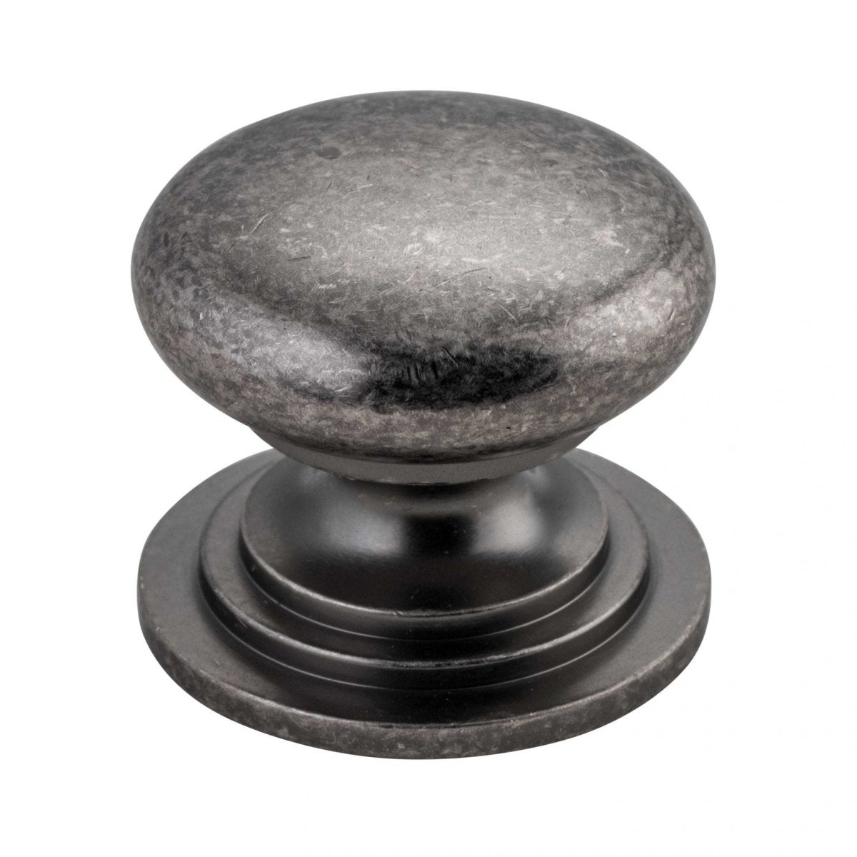 Sarlat Cupboard Knobs - Entry Point - Iver - Distressed Nickel - Cupboard Knobs