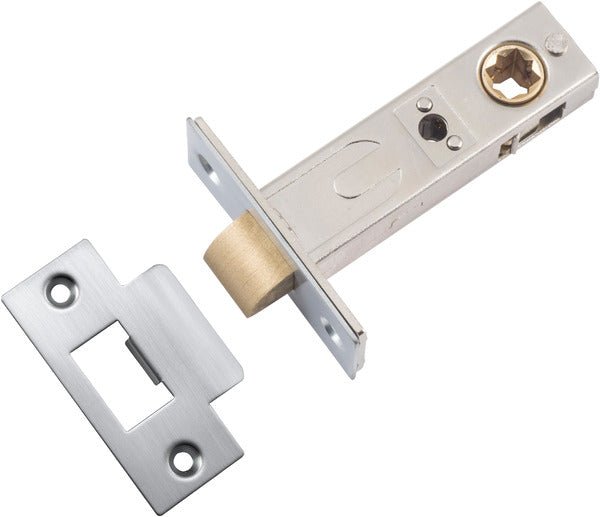 Split Cam Tube Latch By Iver - Entry Point - Iver - Brushed Chrome - Tube Latches & Bolts