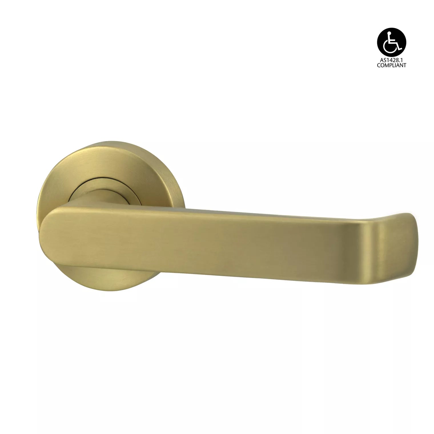 Lockwood Vivid Collection Lever 1 - Satin Brass